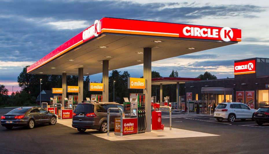 Circle K bensinstasjon med drivstoffrabatt hos Coop Bedrift